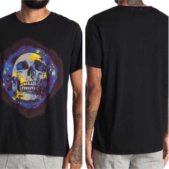 Robert Graham Other - ROBERT GRAHAM NWT MEN’S DUANE SKULL GRAPHIC SHORT SLEEVE T-SHIRT SMALL BLACK SM